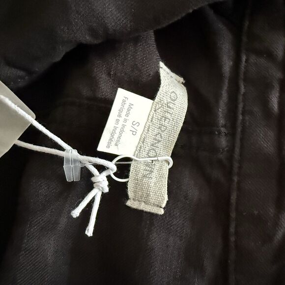 Outerknown S.E.A.  Suit Button Front Jumpsuit Small Storm Black Womens - Picture 5 of 11